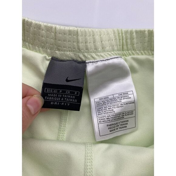 Nike Womens Tennis Skort Size S Green Mesh Golf Dri Fit Active Athletic Running - Picture 3 of 7